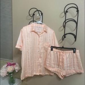 Women’s VS Satin Shorts PJ Set